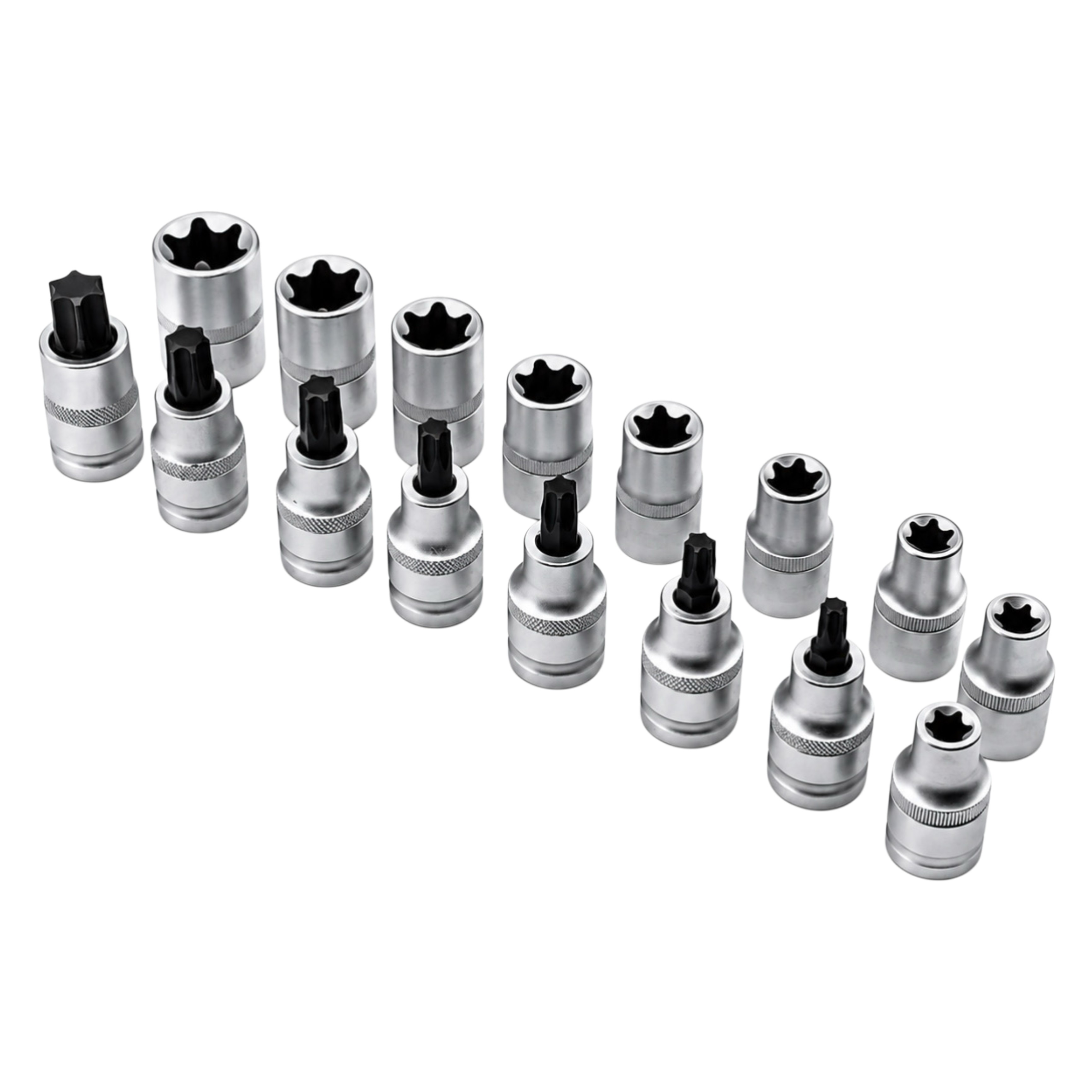 Juego de Cubos Torx/Estrella - - 16 Pzs